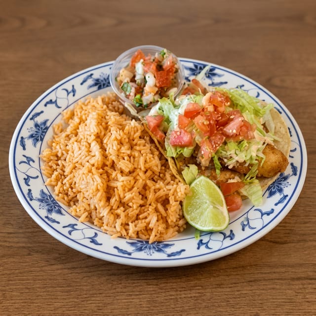 Fish Tacos Dinner.
