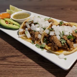 2 Soft Pork Tacos Plate