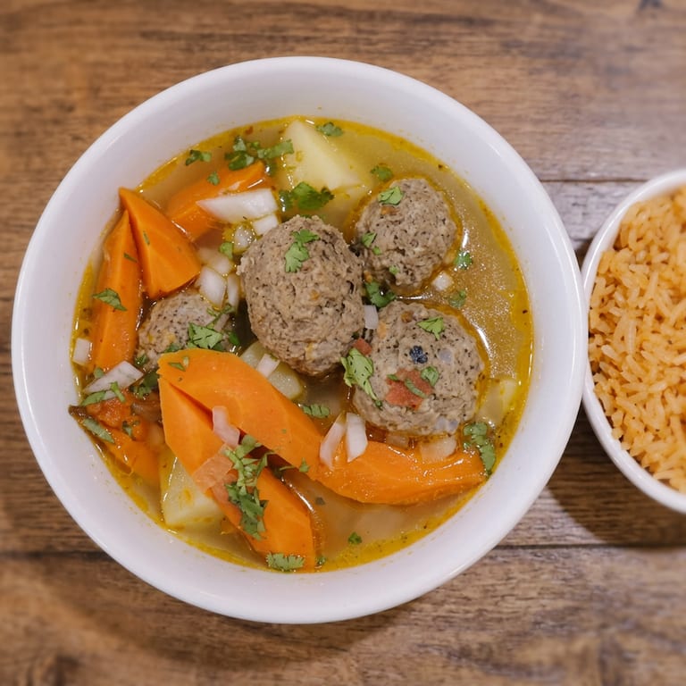 Delicious Albondigas Soup
