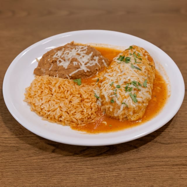 Chile Rellenos Plate.