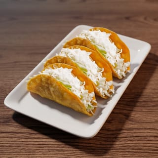 3 Crispy Chicken Tacos Plate
